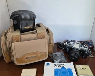 Minolta X370 Film Camera Bundle