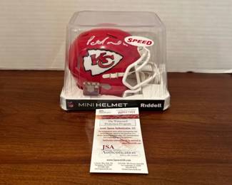 Authenticated Patrick Mahomes Signed Kansas City Chiefs Mini Riddell Helmet