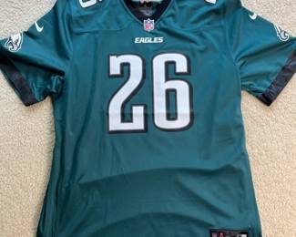 Beckett Authenticated Saquon Barkley Signed Philadelphia Eagles Nike jersey. Size XL