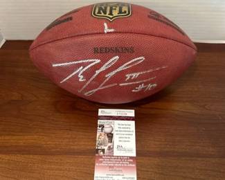 JSA Authenticated Robert Griffin III Signed Official NFL Redskins Football