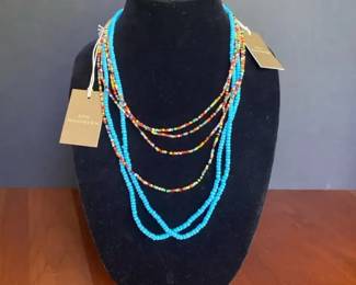 Ann Mashburn African Beads Collection Necklaces Turquoise Multicolor