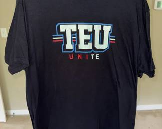 Lot of 4 TEU Unite Team 7 Graphic TShirts Mens XL Black Gray Short Sleeve