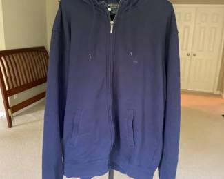 Brooks Brothers Zip Up Hoodie XL Navy Blue