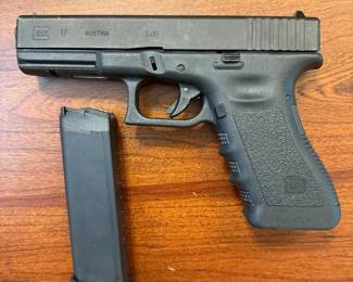 Glock 17, Gen 3, 9mm, With 2 Clips, Case, And Cleaning Equipment , Made In USA