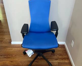  02 Herman Miller Embody Chair Blue, Ergonomic Desk  Gaming