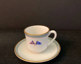 Vintage Buffalo China NY With Nautical Burgees Emblem
