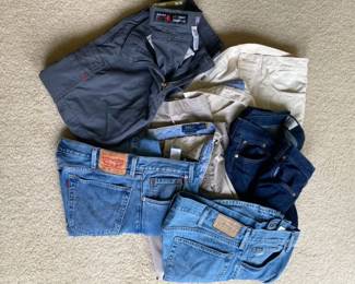 Mens Pants Lot 3830 Mashburn, Levis, Ariat And Polo