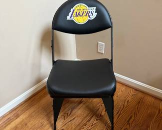 Los Angeles Lakers Courtside Team Bench Logo Chair