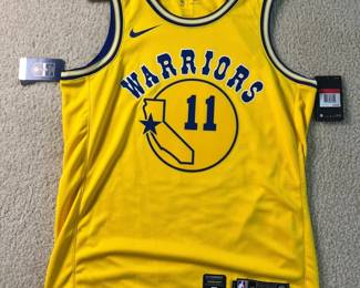 Fanatics Authenticated Klay Thompson Signed Golden State Warriors Nike Swingman Jersey size 48 NWT