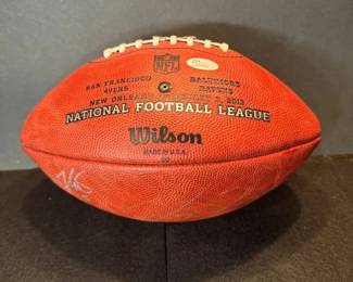 JSA Authenticated Super Bowl XLVII Football Signed By Ravens Team