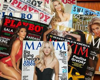 Adult Magazine Lot 80s2000s Maxim, Playboy, Penthouse More