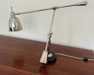 Chrome Counterbalance Desk Lamp Articulated Boom Arm Task Light Lamp