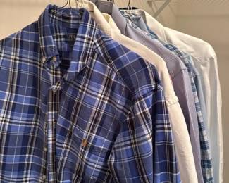 Ralph Lauren, Sid Mashburn, Faherty Men’s Shirts (7 Pcs)