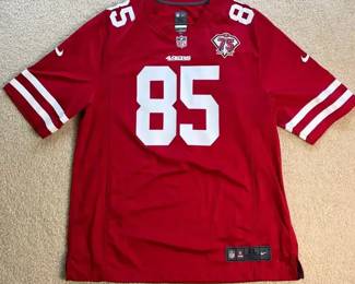 49ers George Kittle 75th Anniversary Nike Jersey Size XL