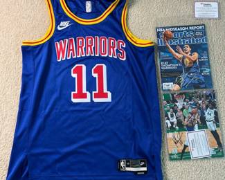 Authenticated Klay Thompson Signed Warriors Nike Classic Edition Jersey, Photo,  Magazine