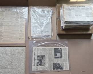 Historical Newspapers featuring 1929 Great Depression MORE NYT, WSJ, Barrons