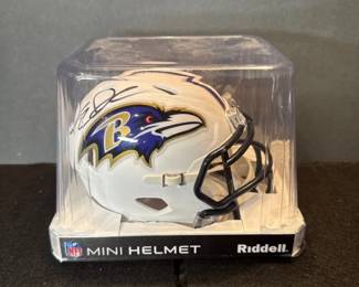 Ravens Unknown Signer Mini Helmet