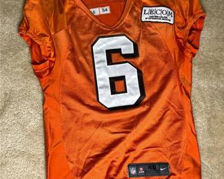 Fanatics Authenticated Baker Mayfield Nike Cleveland Browns Worn Practice Jersey