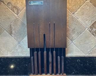 Vintage Westminster Knife Block Set