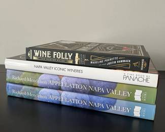 Wine Themed Coffee Table Books 4 Wine Folly Magnum Ed., Appellation Napa Valley First Ed. More