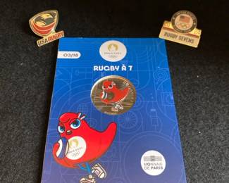 Paris 2024 Olympic Rugby Pins