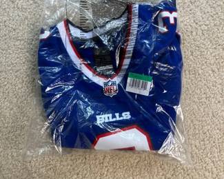 Packaged Buffalo Bills Damar Hamlin Nike Jersey. Size XL