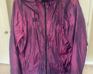Lot of 3 Under Armour Womens XL Hooded Athletic Jackets Windbreaker Full Zip