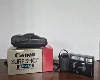 Canon Sure Shot Supreme 35mm Autofocus Camera