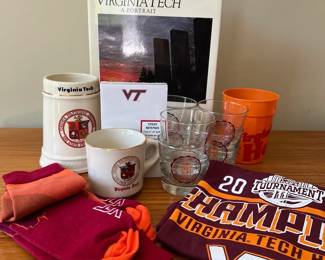 Virginia Tech Hokies Memorabilia Lot