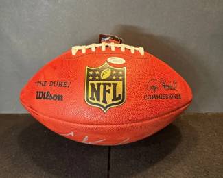 JSA Authenticated Official NFL Football Signed By Ravens Ed Reed