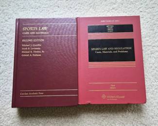 Sports Law Textbooks 2 Books