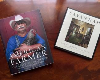 Coffee table and collector's books