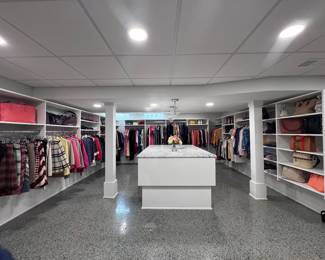 The closet...