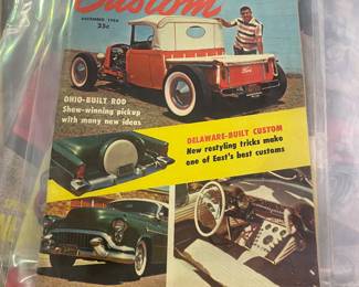 Huge collection of hot rod and custom magazines from the late 50s
