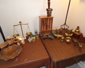 Jewerley box brass items