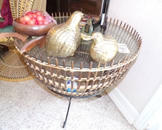 Vietnamese Fish Basket table table Rare
