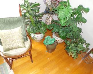 Nice walnut rocker asst plants0