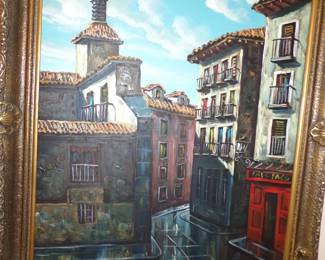 nice European oil painting