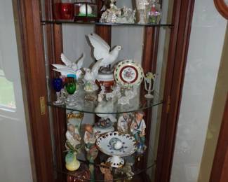 Curio cabinet full of treasures