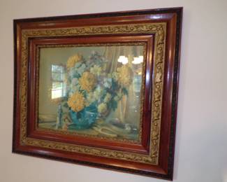 vintage framed print