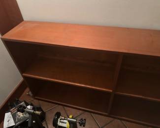 $40. 34” long bookcase, hand made of solid wood.
