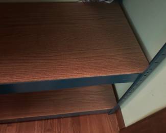 34 long, 68 tall, 18 deep. For both shelves.