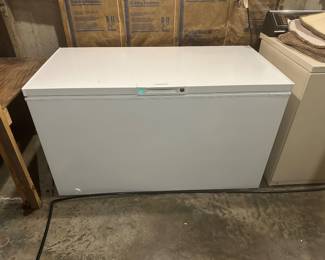 $150.00 like new deep freezer , super clean, in a basement and easy to walk out the basement door. 26 deep, 54 long, 31 tall.