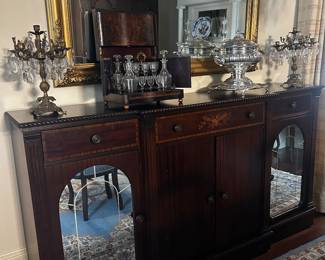 Mirrored door sideboard