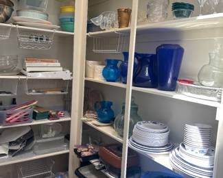 Pantry with lots of fun finds