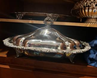 Large covered casserole