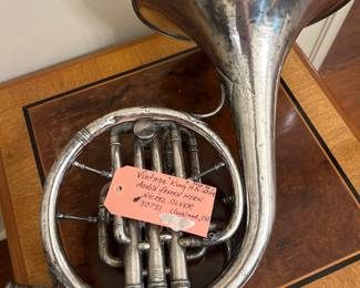 Silver French horn- King by H,N. White