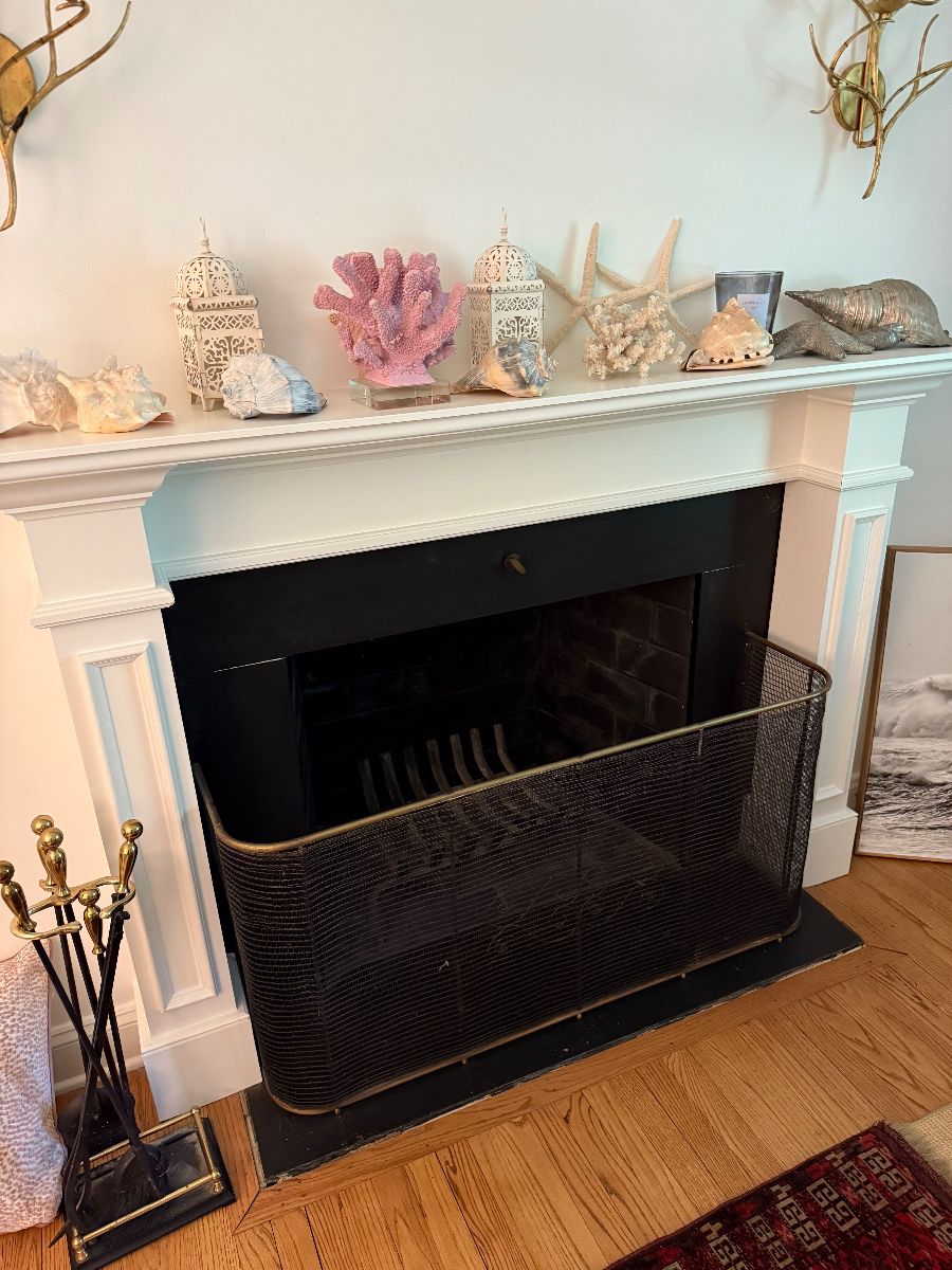 Antique Fireplace Fender