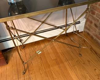 Marble & Brass Table