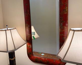 Chinese Chinoiserie Mirror